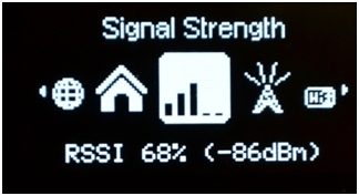 уровень сигнала сети оператора в роутере novatel mif i4620l